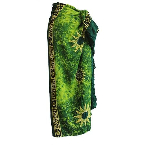 1x Pareo Celta de Bali - Símbolos do Sol (4 cores sortidas)