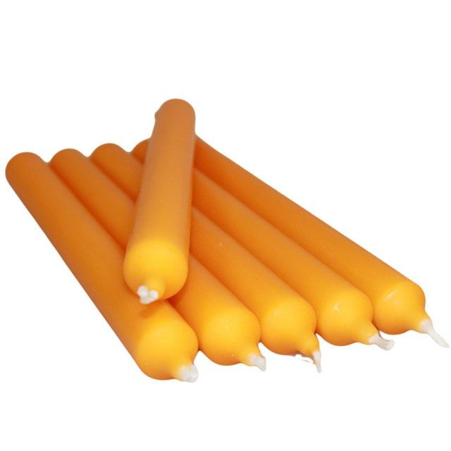 Laranja Velas de jantar a granel (100)