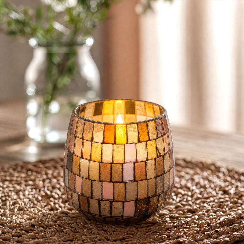 Mellan Doftljus i Glasburk - Amber Mosaic