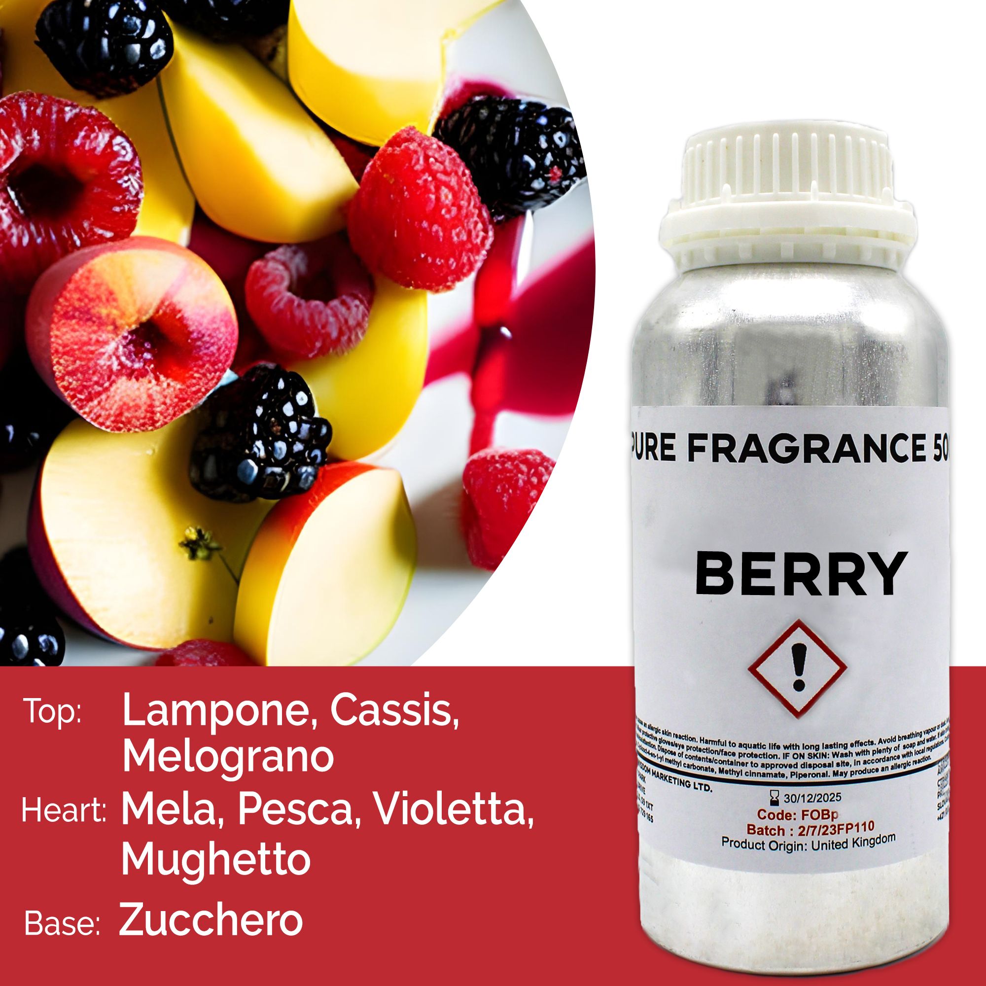 Fragranza Pura 500g - Bacche