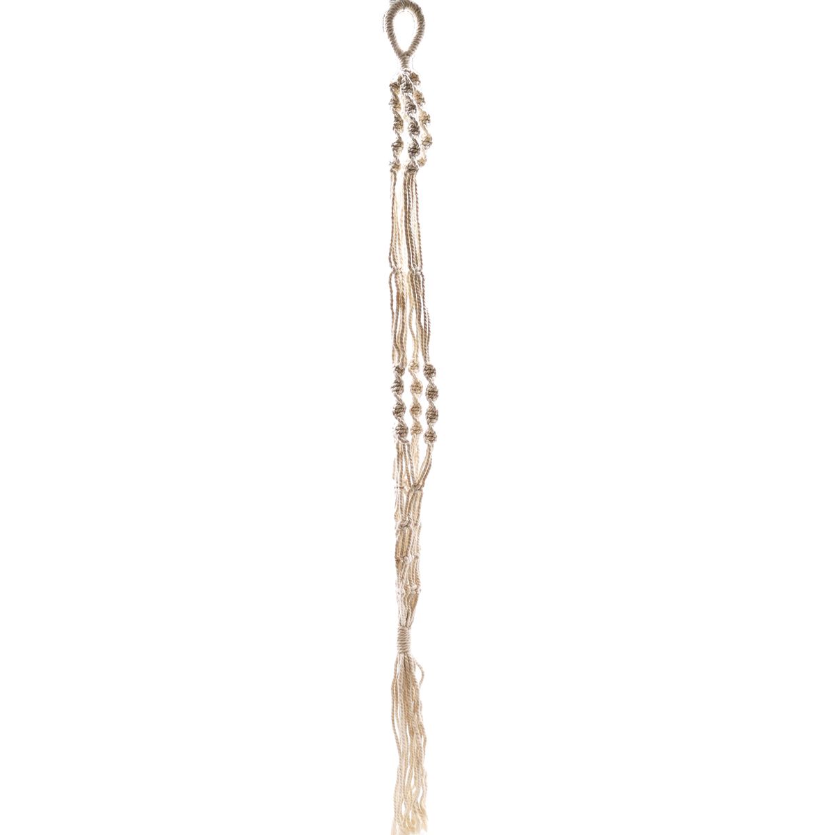 Vaso de macramé - Grande - Extra longo