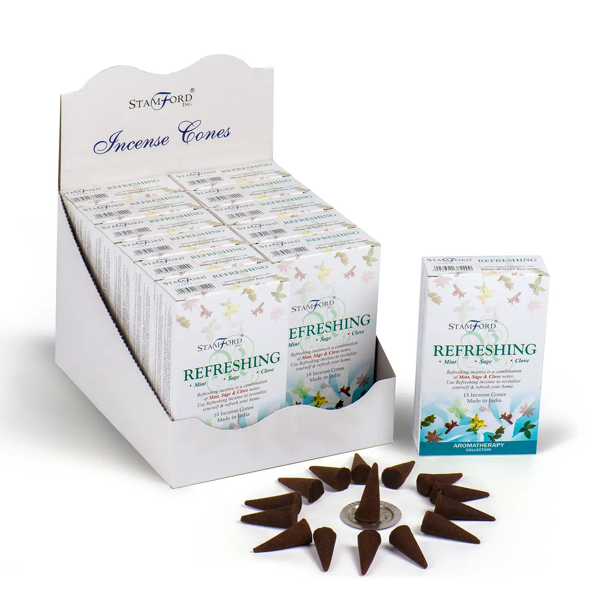 Refreshing Incense Cones — Incense · GlowDuty apothecary
