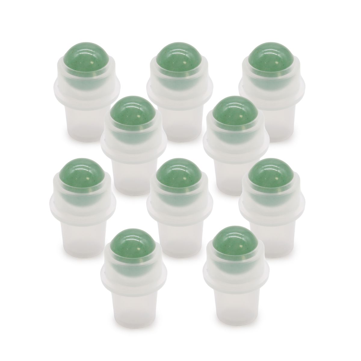 Ponta de rolo de pedras preciosas para frasco de 5 ml - Aventurina