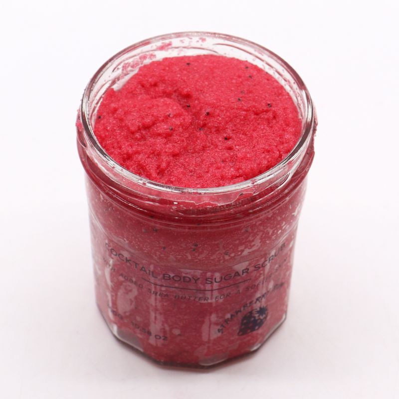 Gommage Corporel Parfumé au Sucre - Fraise Rhum 300g