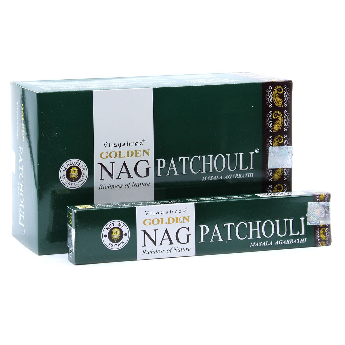 15 g Incenso Dourado Nag - Patchouli