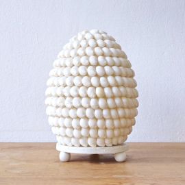 Lampa Boho z Muszli - Owalna - 15 cm