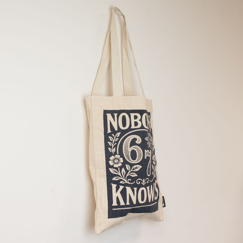 Iconic Toni Tote Bag - Nobody Knows 67 (41x31cm) - Natural 10oz
