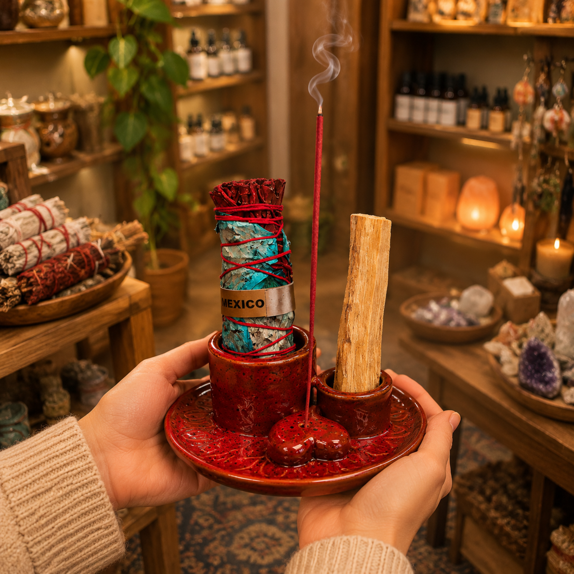Podstawki na Palo Santo i Kadzidła w Pęczkach