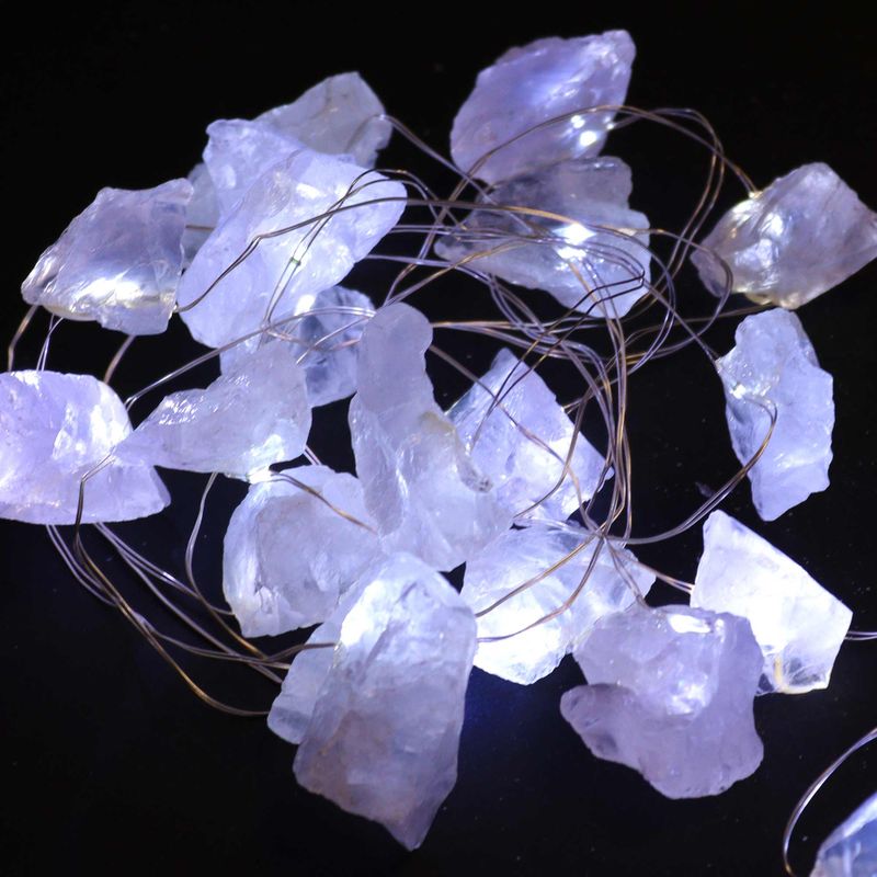 Lumières d’enchantement de pierres précieuses - Quartz de roche