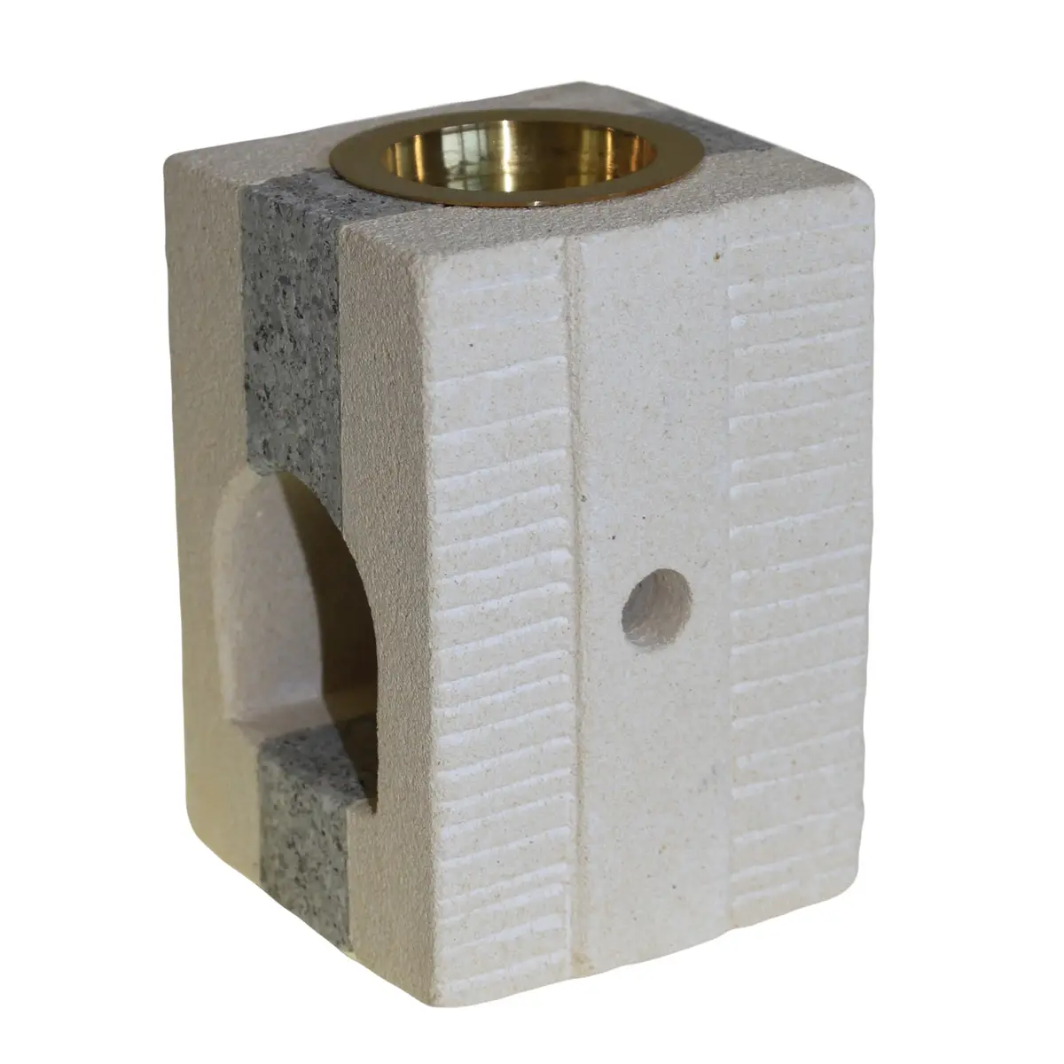 Stone Oil Burner - Combo Square — Incense Burners · GlowDuty apothecary