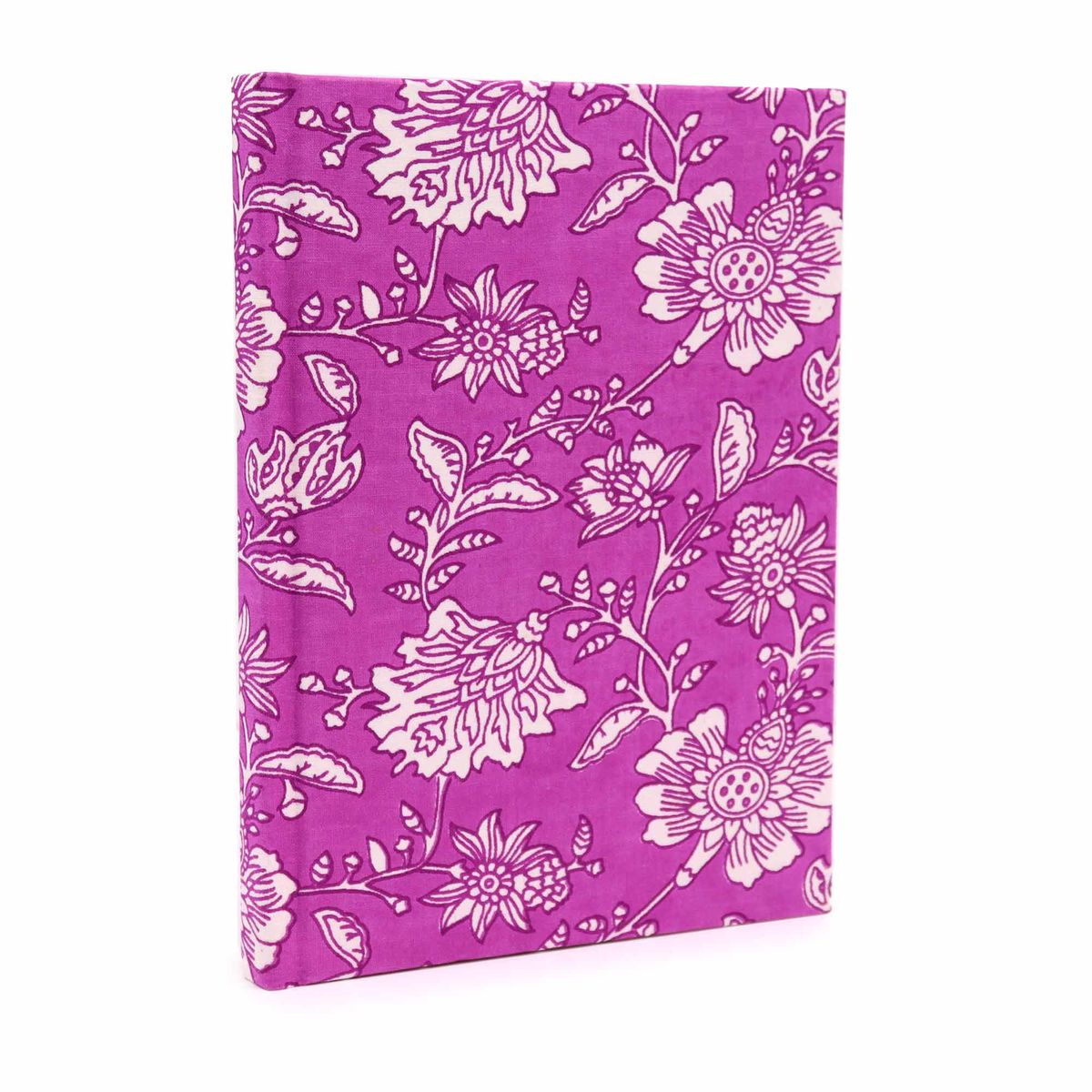 Cadernos com encadernação em algodão 20x15 cm - 96 páginas - Fúcsia antigo