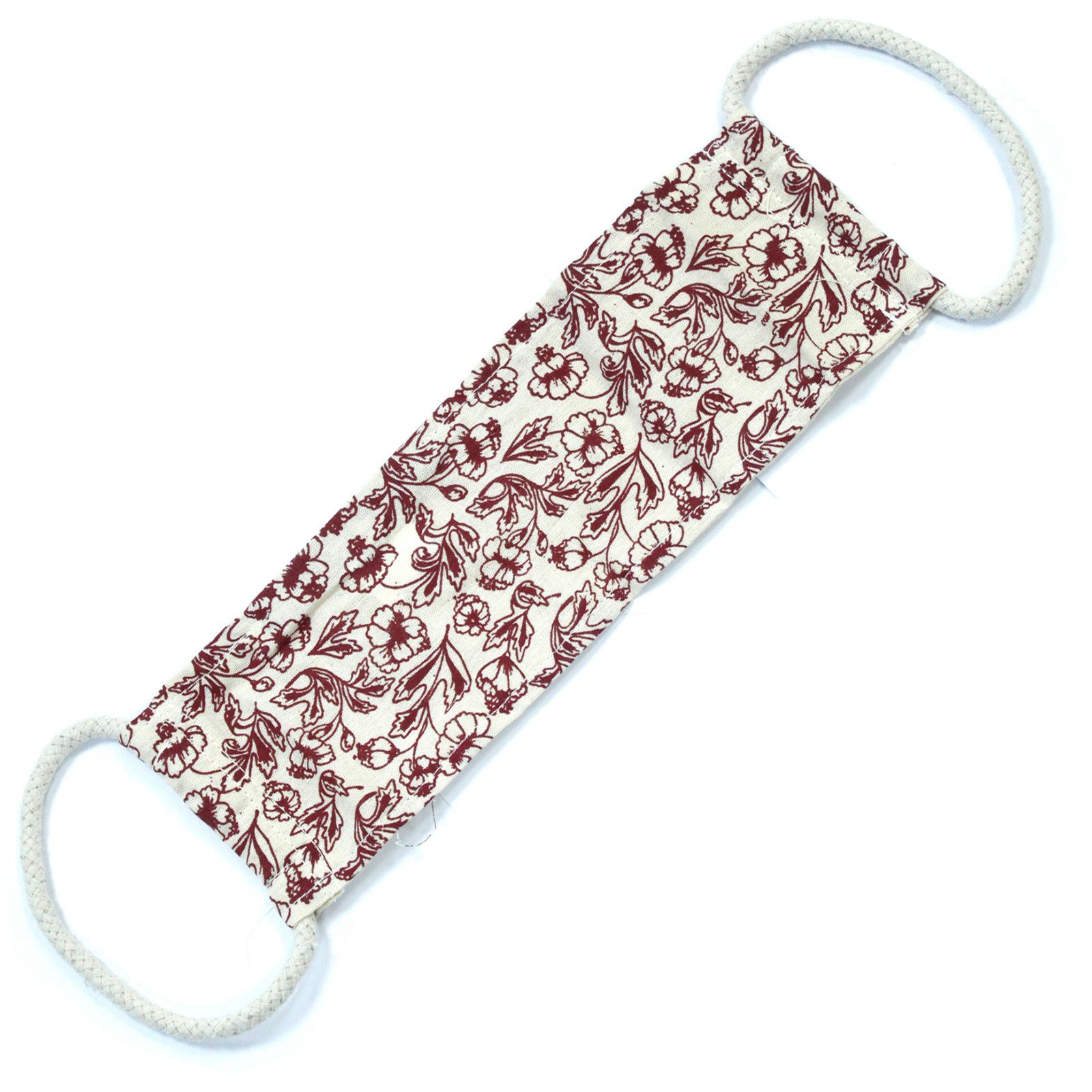 Cotton Wheat Bag with Rope Handles - Floral Pattern