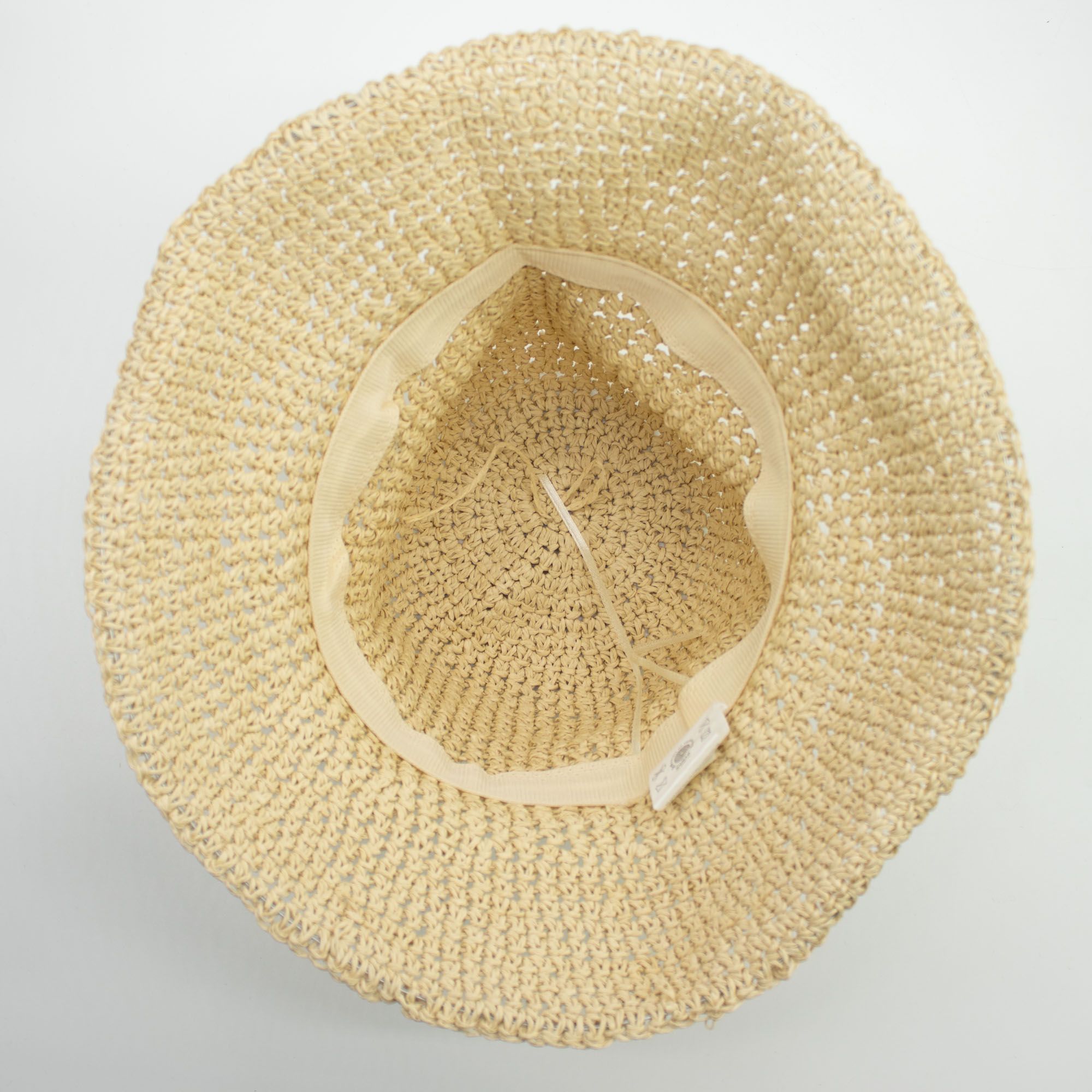 Floppy Straw Sun Hat - Natural Biege