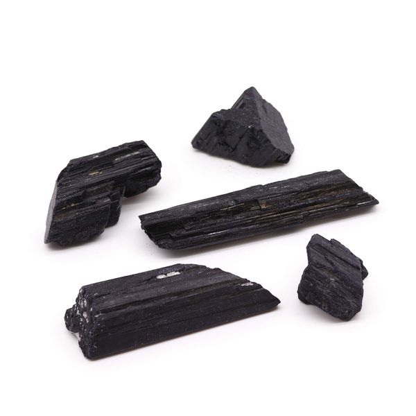 Amostras Minerais de Turmalina Indiana 1kg (aproximadamente 20-30 peças – 5-10 cm)