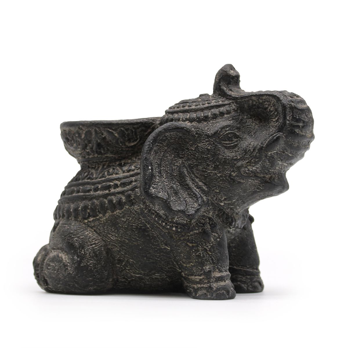 Incenso Elefante e Candelabro (preto antigo)