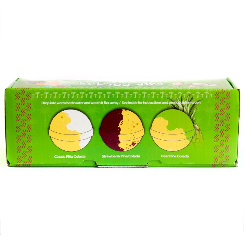 Set med Tre Piña Colada Badbomber