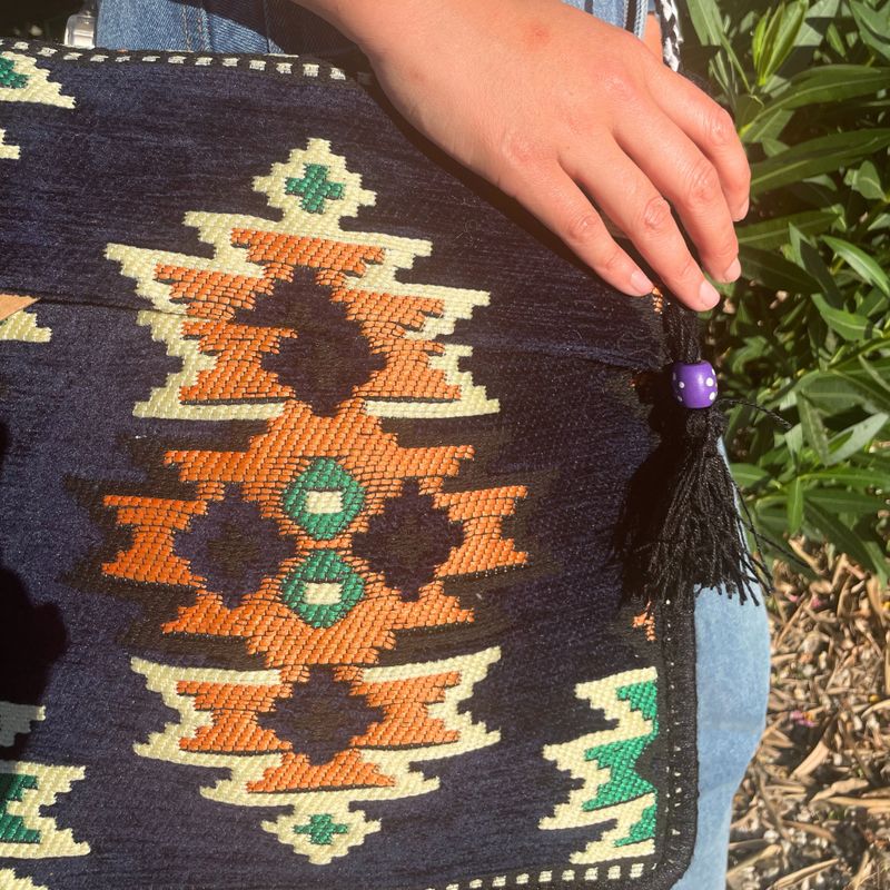 Sac Kilim - Bleu Foncé