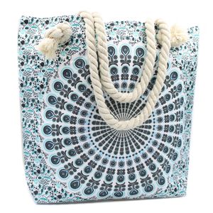 Rope Handle Mandala Bag