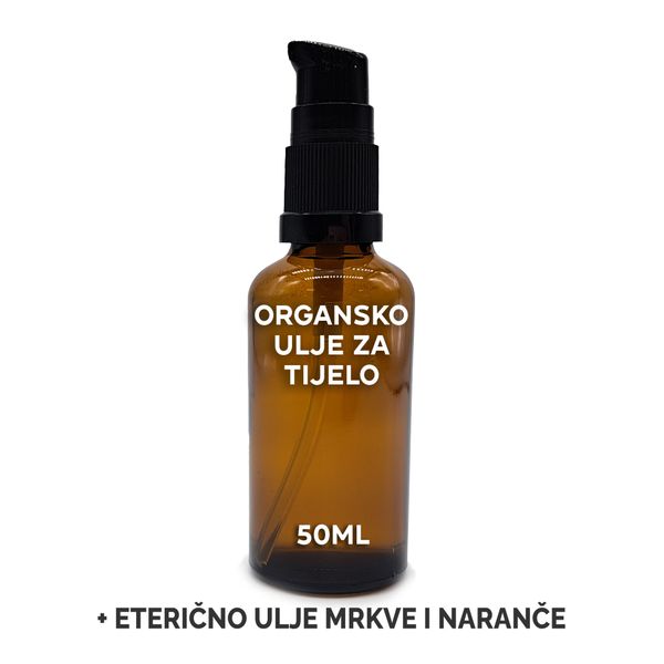 Neoznačeno Organsko Ulje za Tijelo 50 ml - Mrkva i Naranča