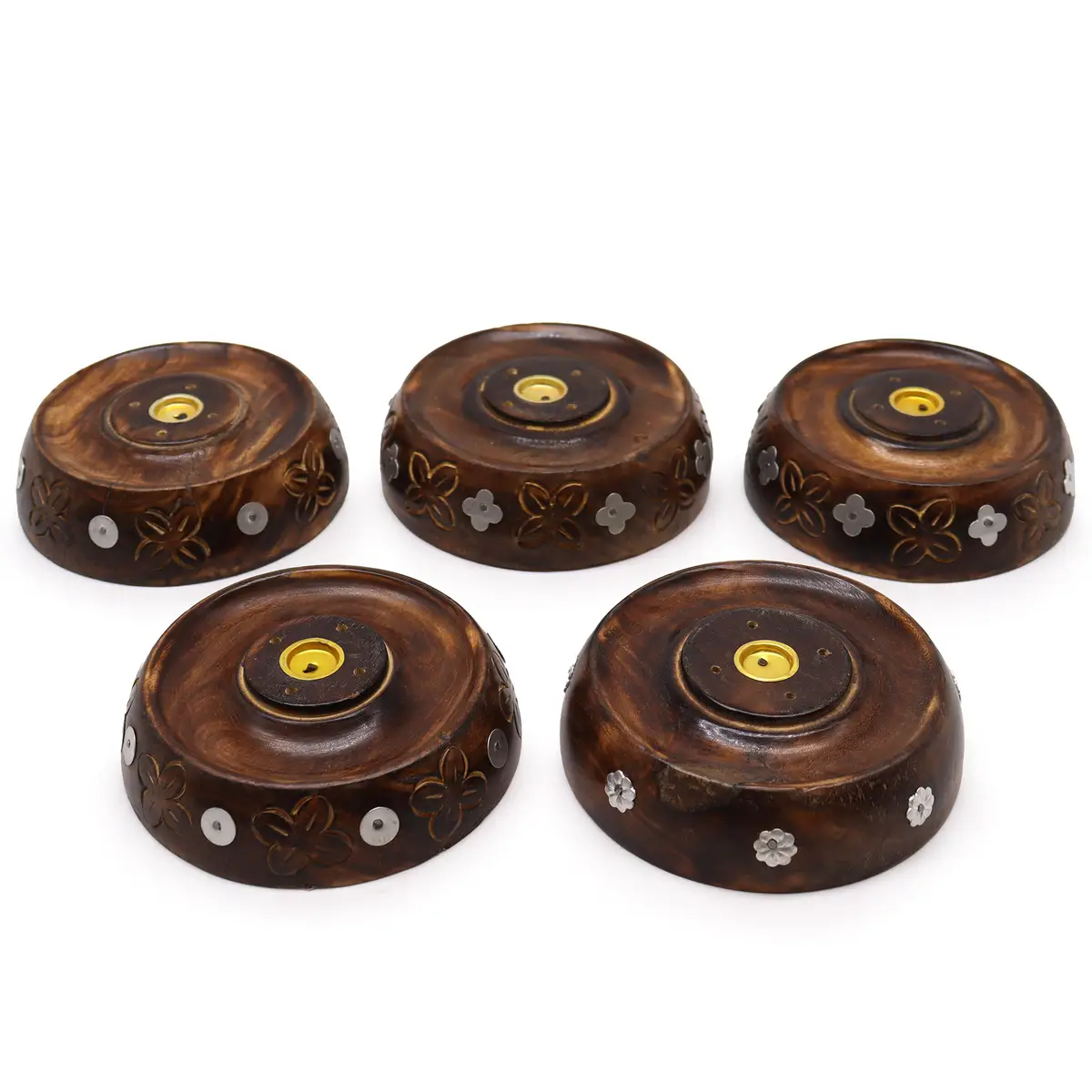 Cone & Stick Burner- Asst Design - Mango Wood — Incense Burners · GlowDuty apothecary