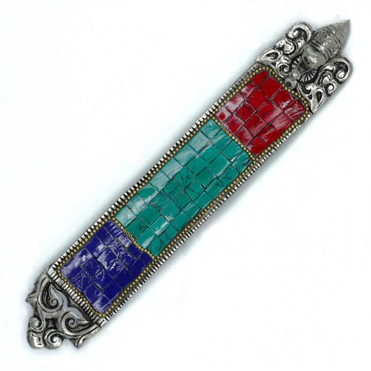 Porta-incenso tibetano elefante longo