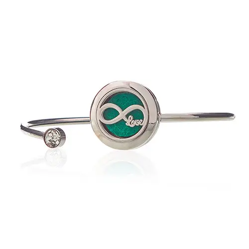 Aromatherapy Jewellery Crystal Bracelet - Infinite Love - 20mm — Crystals · GlowDuty apothecary