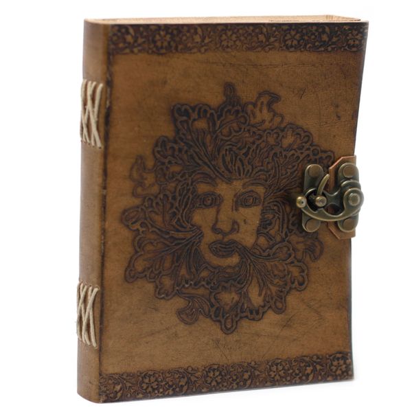 Caderno Couro Greenman