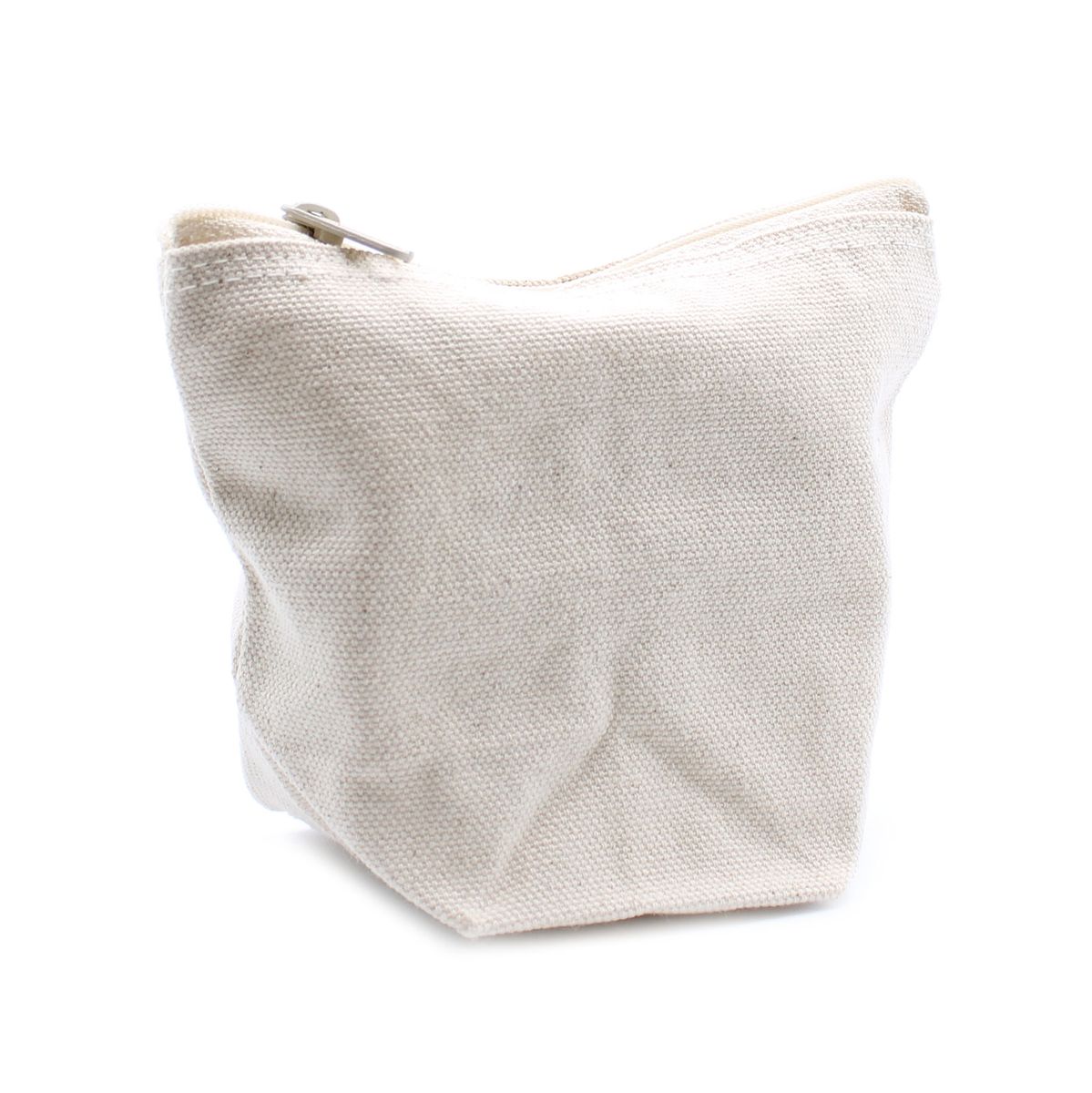 Necessaire de algodão natural 10 oz - Mini bolsa