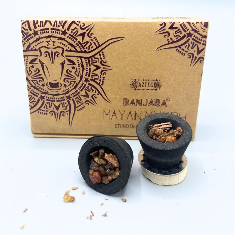 Coupelles de Résine Banjara - Myrrhe ( 6 coupelles)
