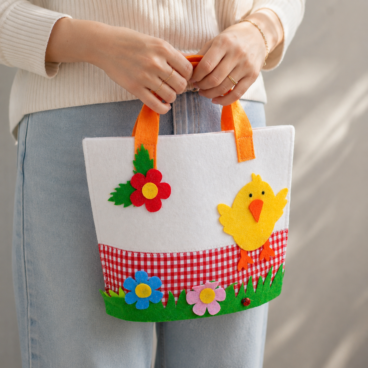 Felt Spring Gift & Décor Bags