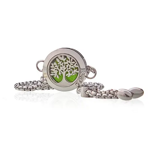Aromatherapy Jewellery Chain Bracelet - Tree of Life - 20mm — Aromatherapy Tools · GlowDuty apothecary