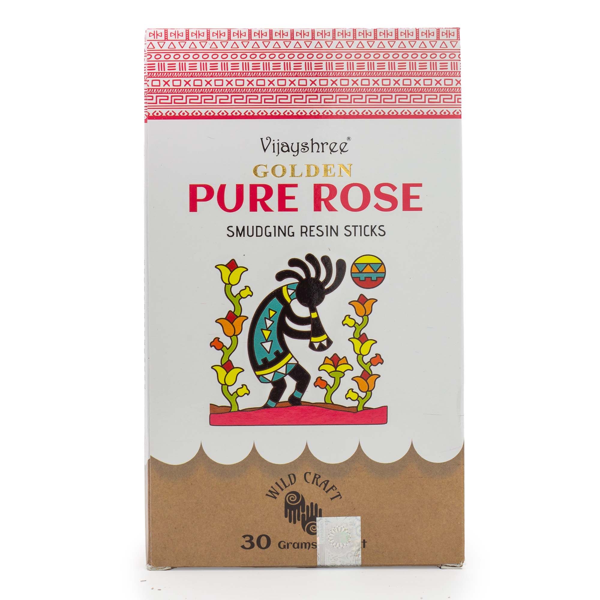 30g Golden Pure Rose Smudging Resin Sticks (6s)