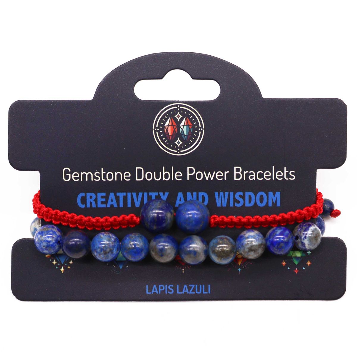 Pulseiras de Duplo Poder com Pedras Preciosas - Sodalita