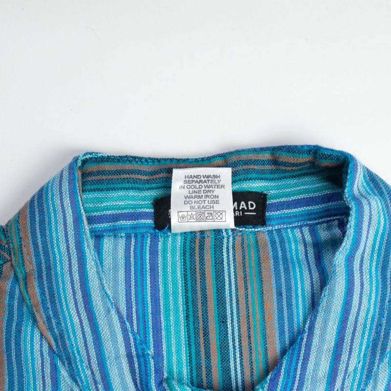 Nomad Sari Grandad Camisa - Turquesa - XL