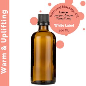 Huile de Bain et de Massage - Chauffante - 100ml - Marque Blanche