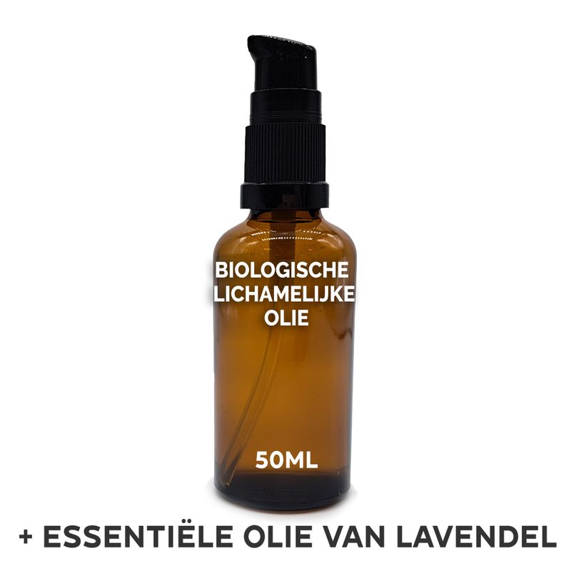 Huile Corporelle Bio 50ml - Lavande - Sans étiquette