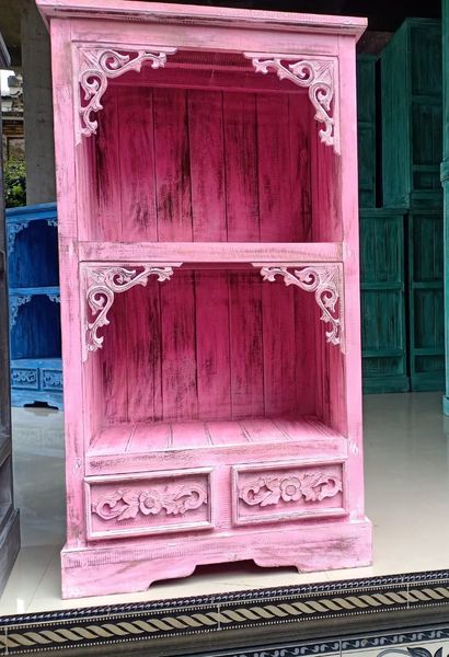 Albasia Badezimmerschrank - Rosagewaschen