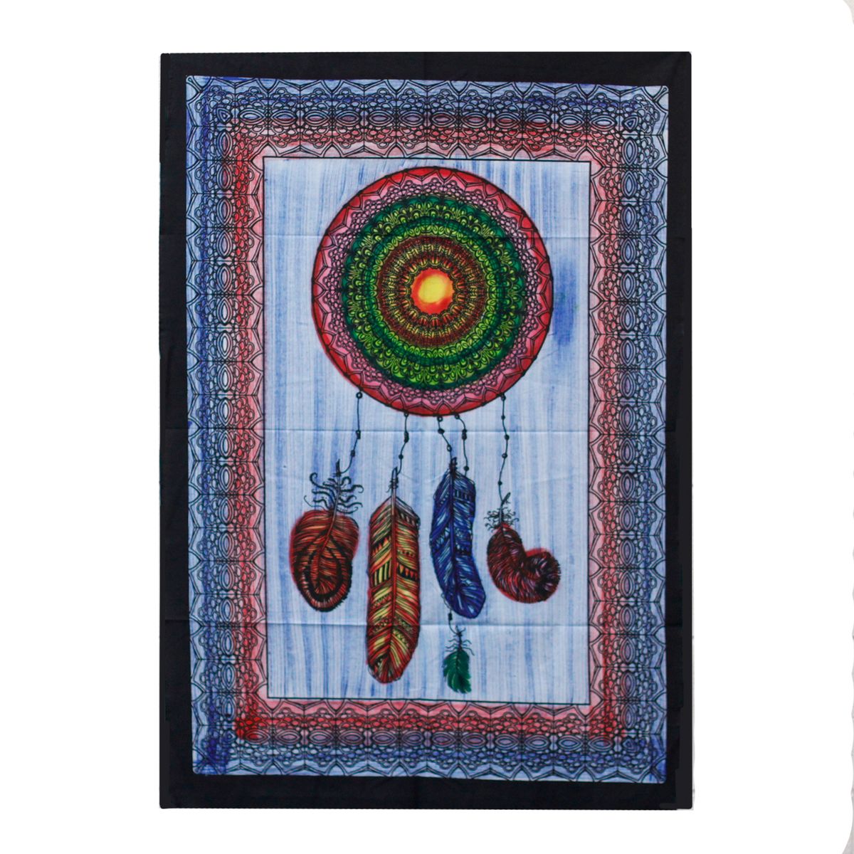 Decoração de parede em algodão - Apanhador de sonhos