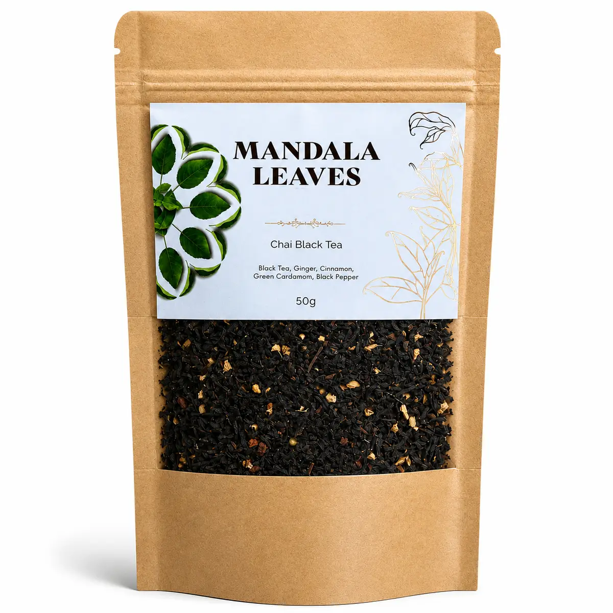 50g Organic Chai Black Tea — Tea · GlowDuty apothecary