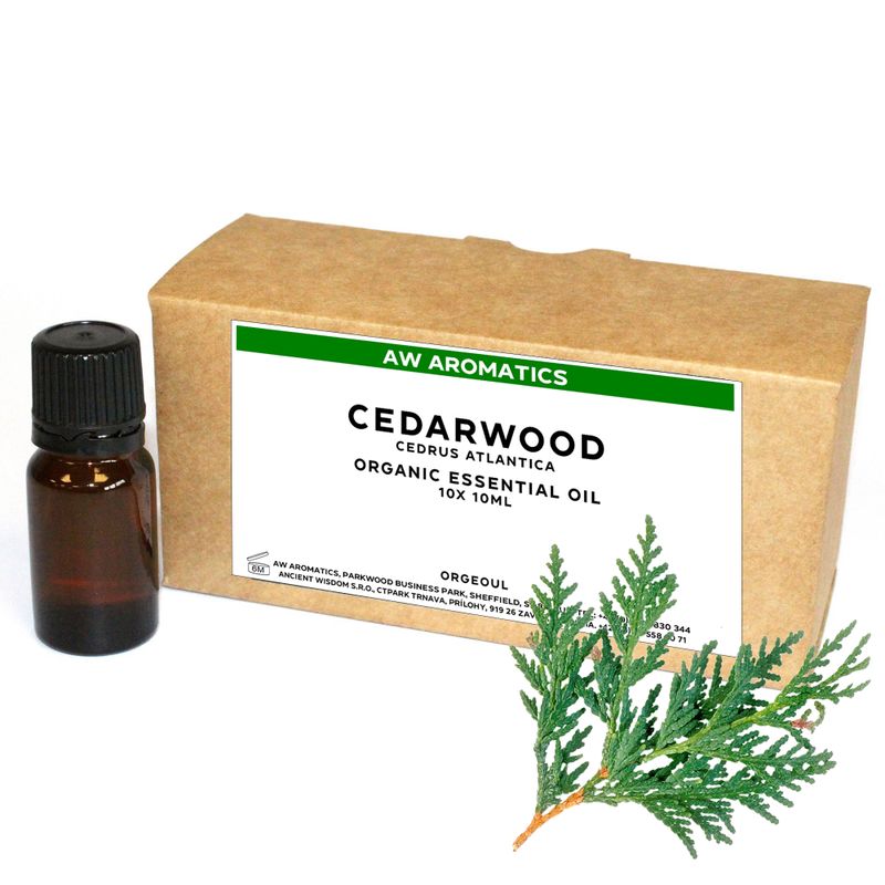 Huile Essentielle Bio Cèdre de l'Atlas 10 ml - Sans étiquette