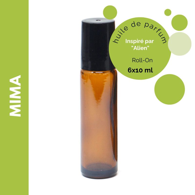 Roll-on d'Huile de Parfum 10ml - Mima - Marque Blanche