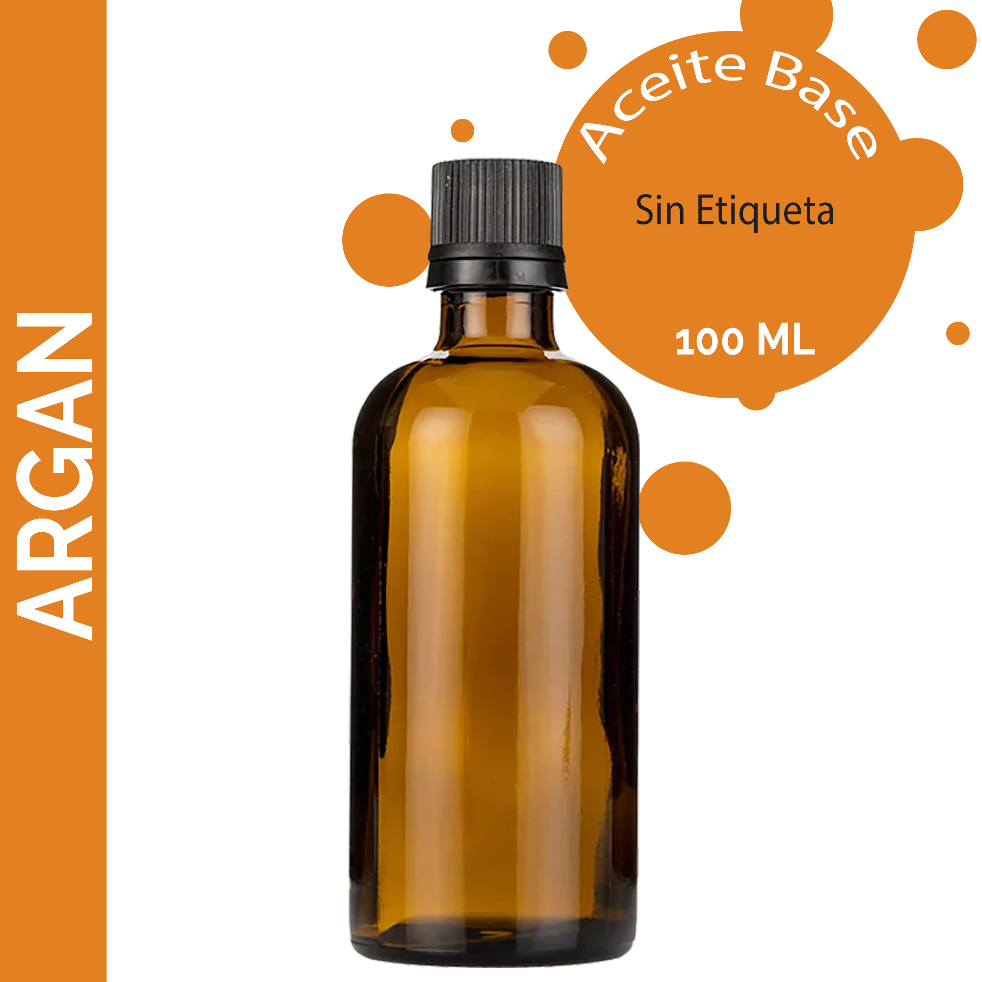 Aceite Base de Argán - 100ml - Sin etiquetar