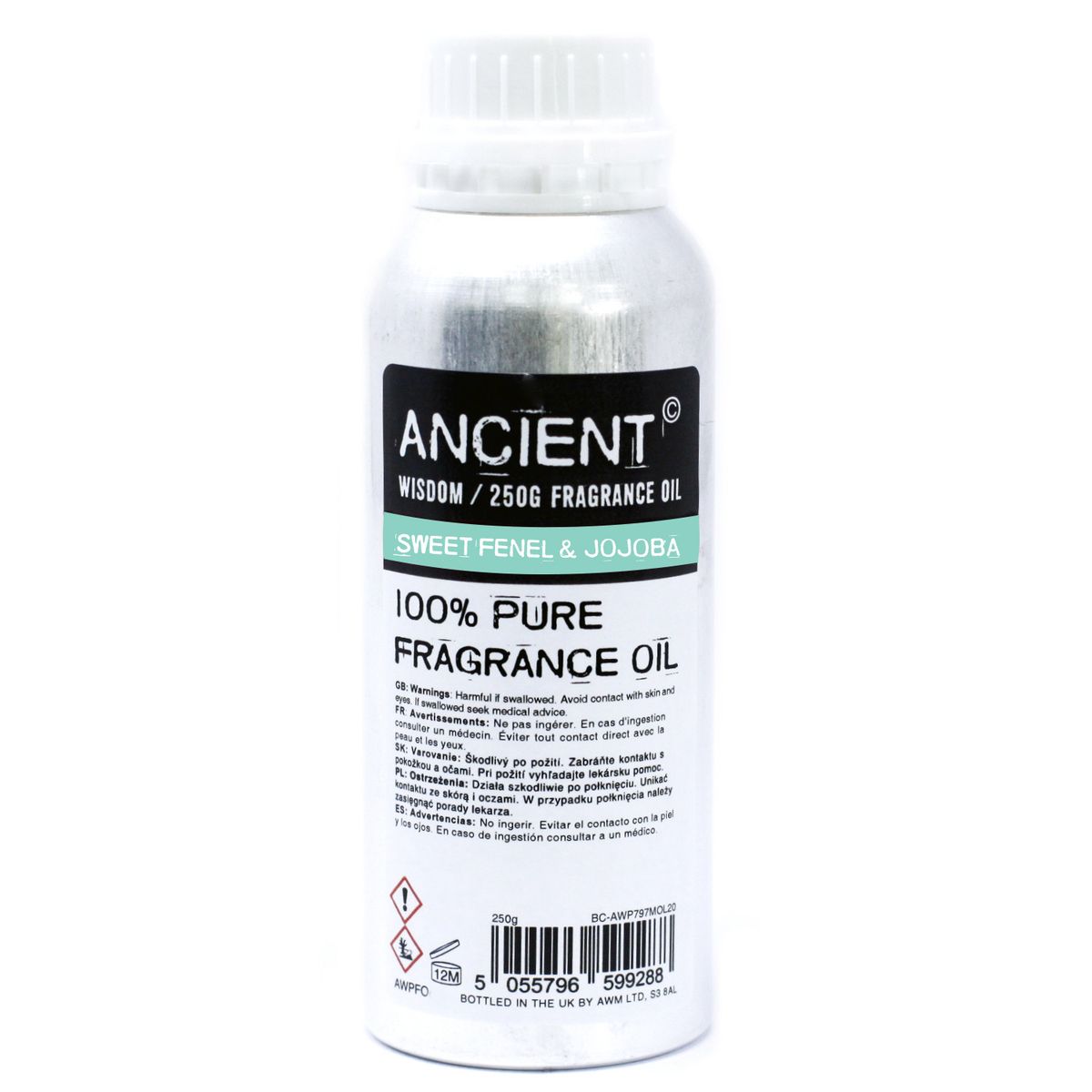 Óleos perfumados 250 g - Funcho doce e jojoba