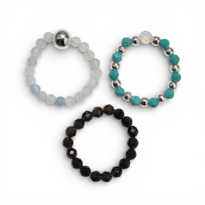Ring Sets Nymph Spirit Gemstone - Endless Ocean