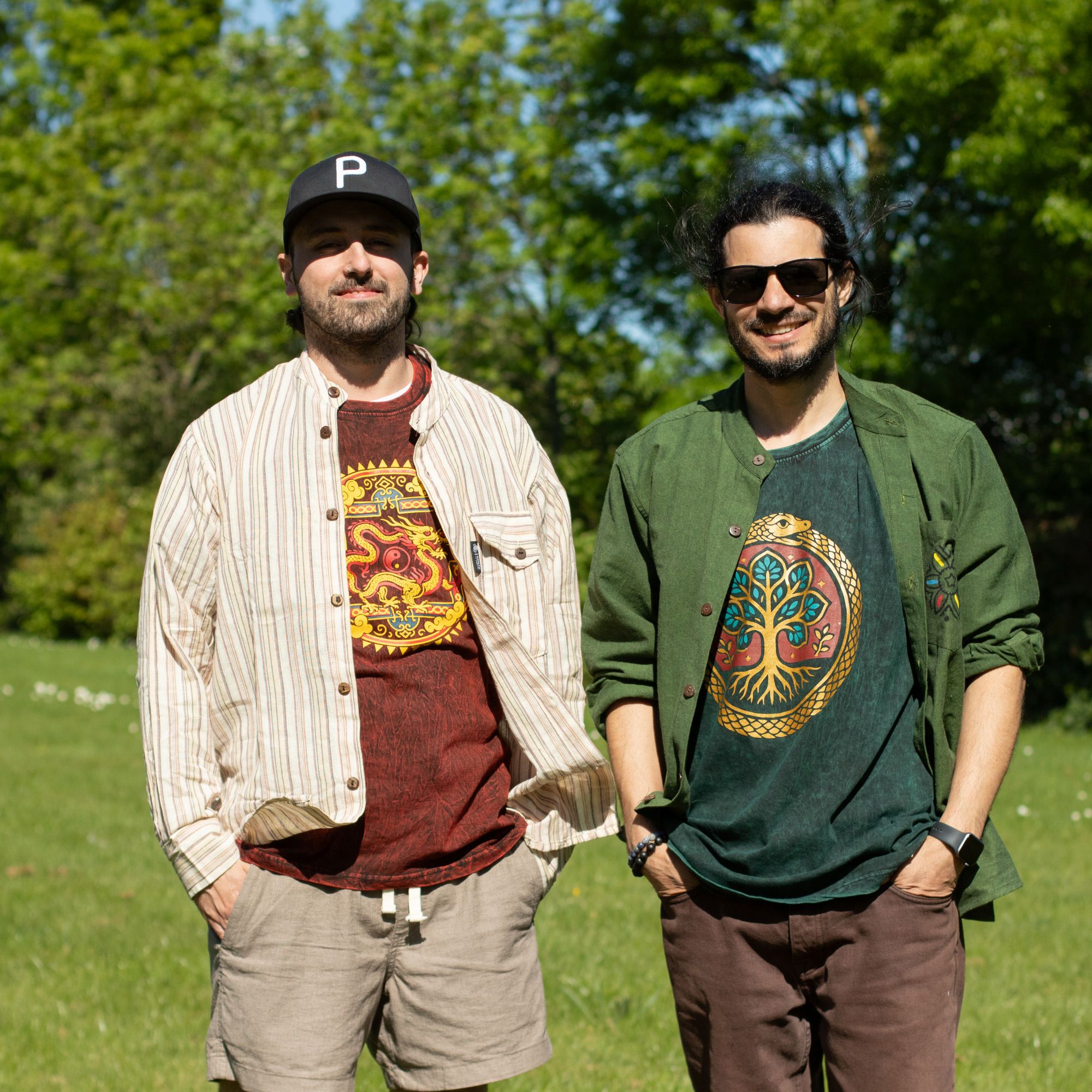 Nomad Sari Kathmandu Shirt - Forest Green - XXL