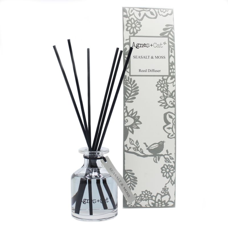 Coffret de 3 Diffuseurs d'Ambiance à Roseaux 140ml - Sel de Mer et Mousse