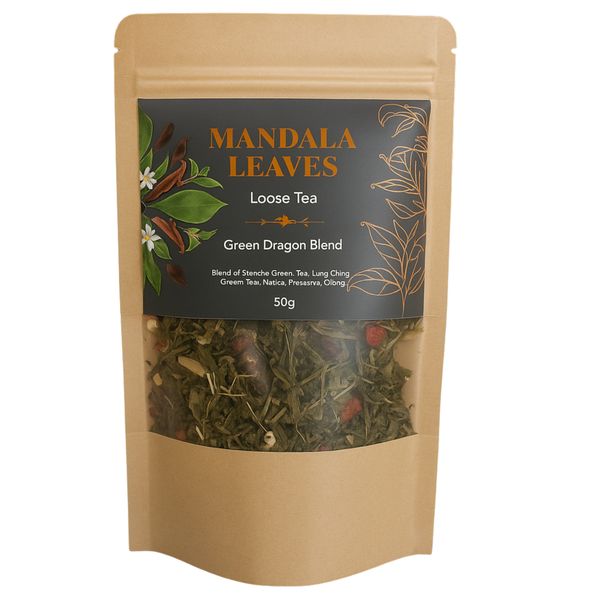 Chá Mandala Leaves Verde Aqualia 50g