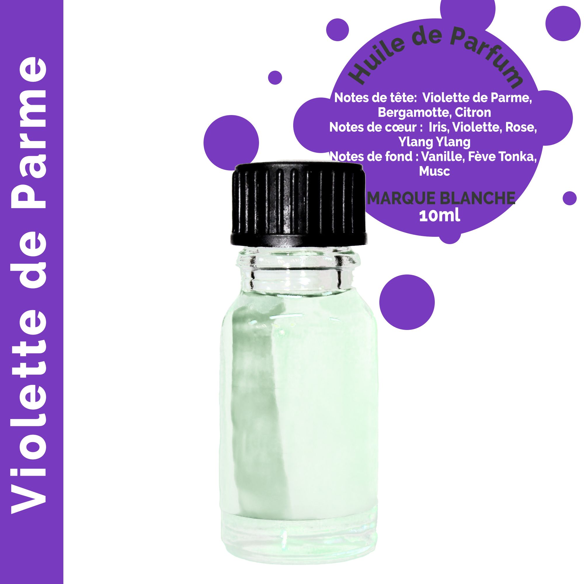 10ml Óleo de Fragrância Parma Violet - Sem rótulo