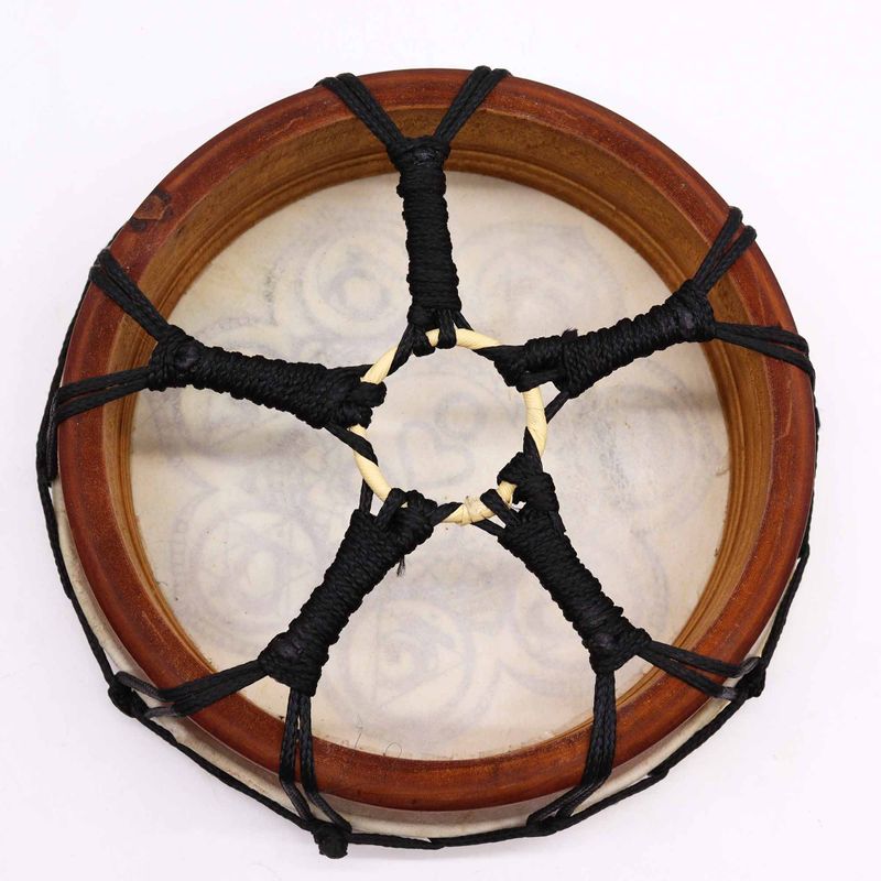 Chakra Shamanic Drum with Stick - 25cm Diameter