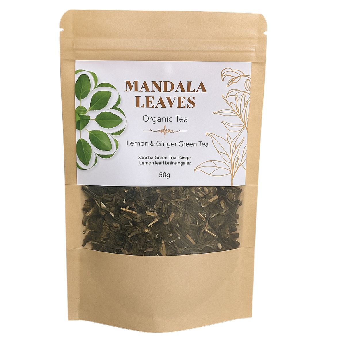 50 g de Chá Verde Eco Classic com Limão e Gengibre
